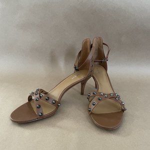 COACH may polished pebble strap sandal - Brown - Size 7.5